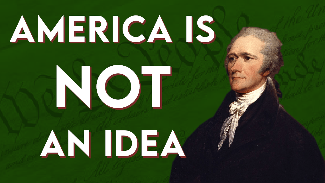 America Not an Idea Image