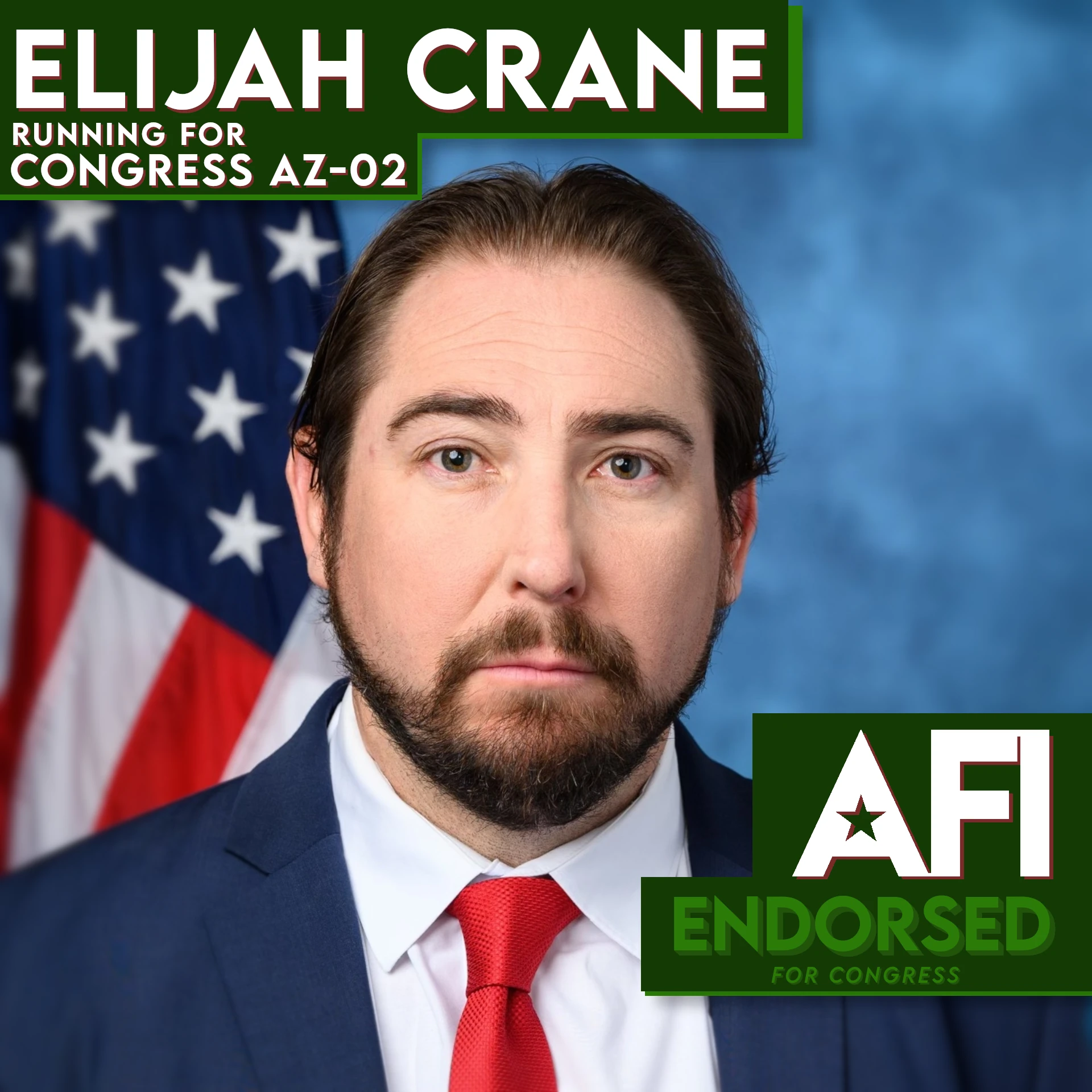 Elijah Crane, AZ-02 Reelection endorsement