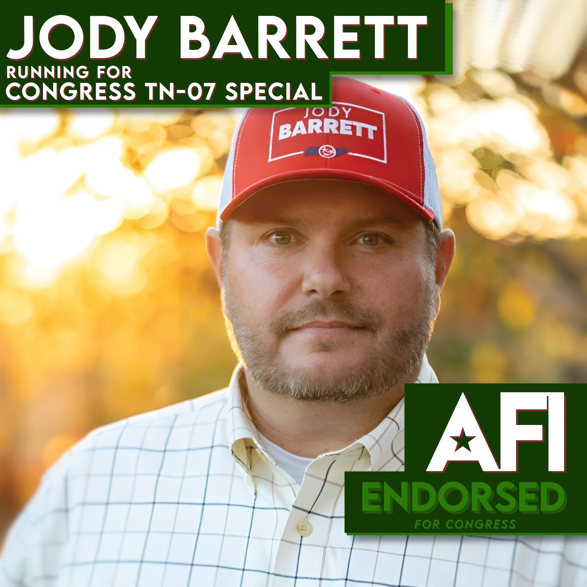 Jody Barrett, TN-07 endorsement
