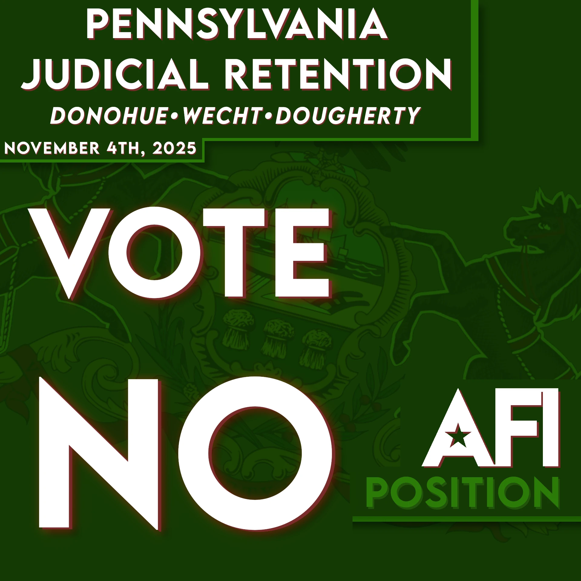 Judicial Retention No endorsement