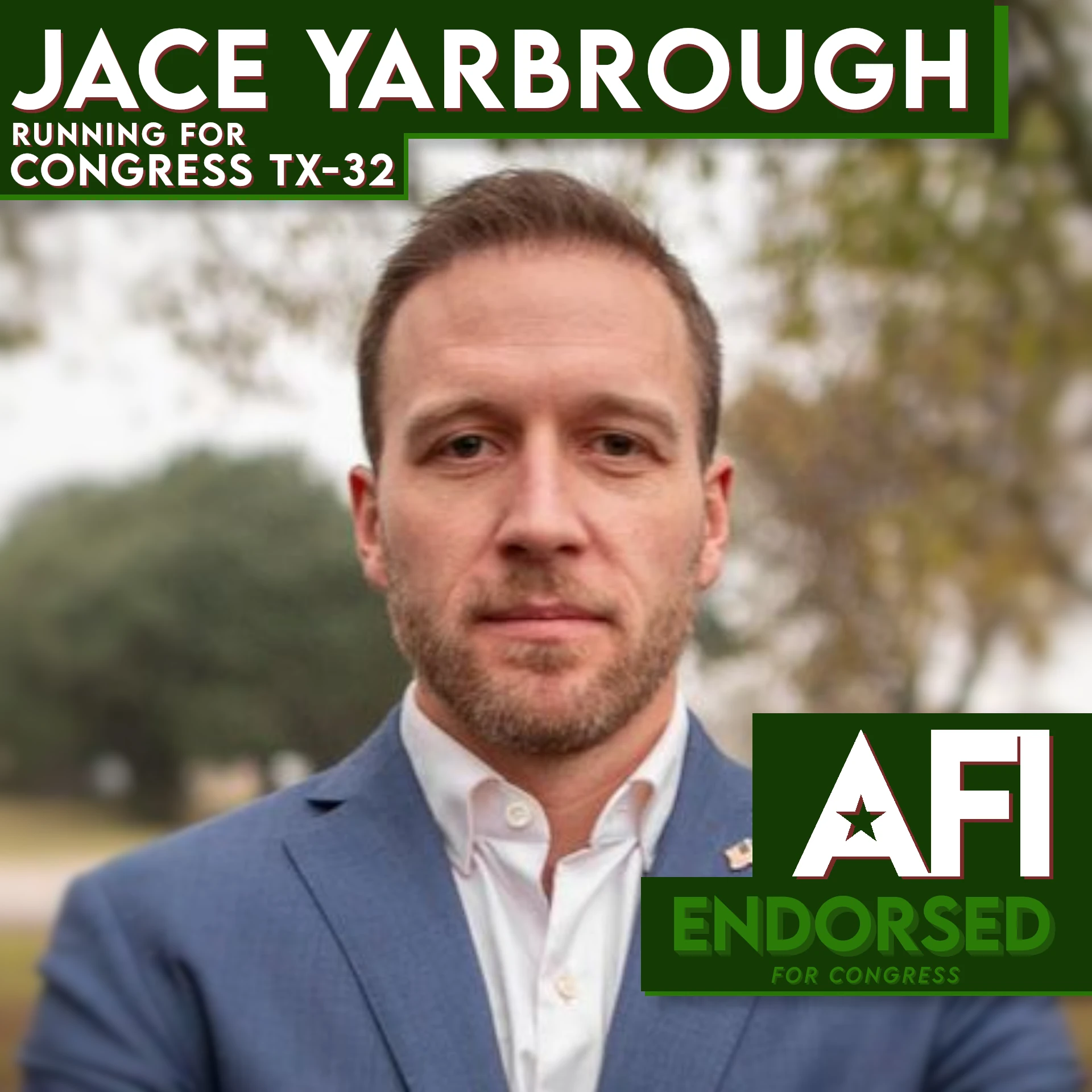 Jace Yarbrough, TX-32 endorsement