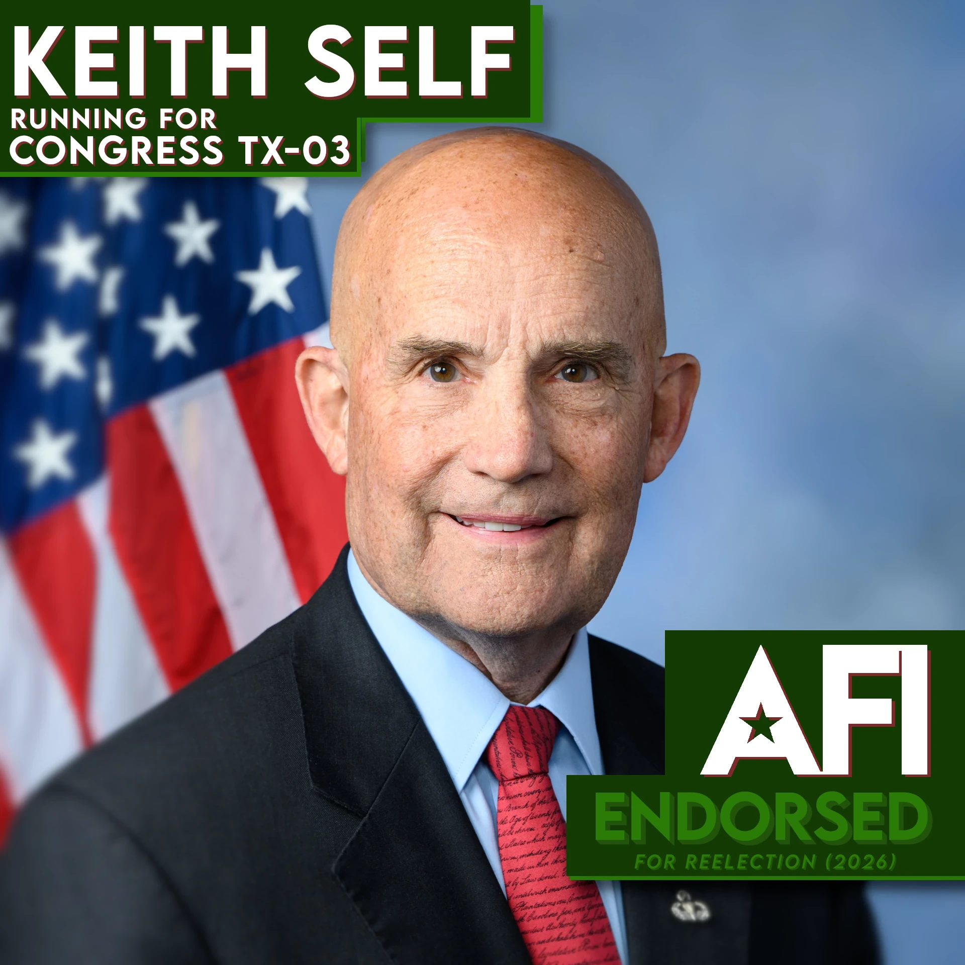 Keith Self, TX-03 Reelection endorsement