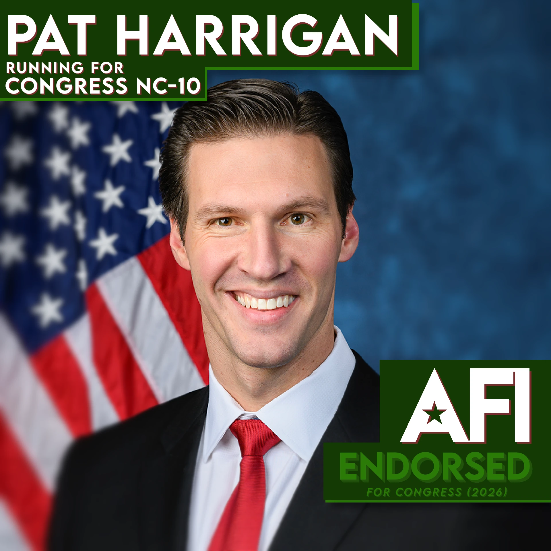 Pat Harrigan, NC-10 Reelection endorsement