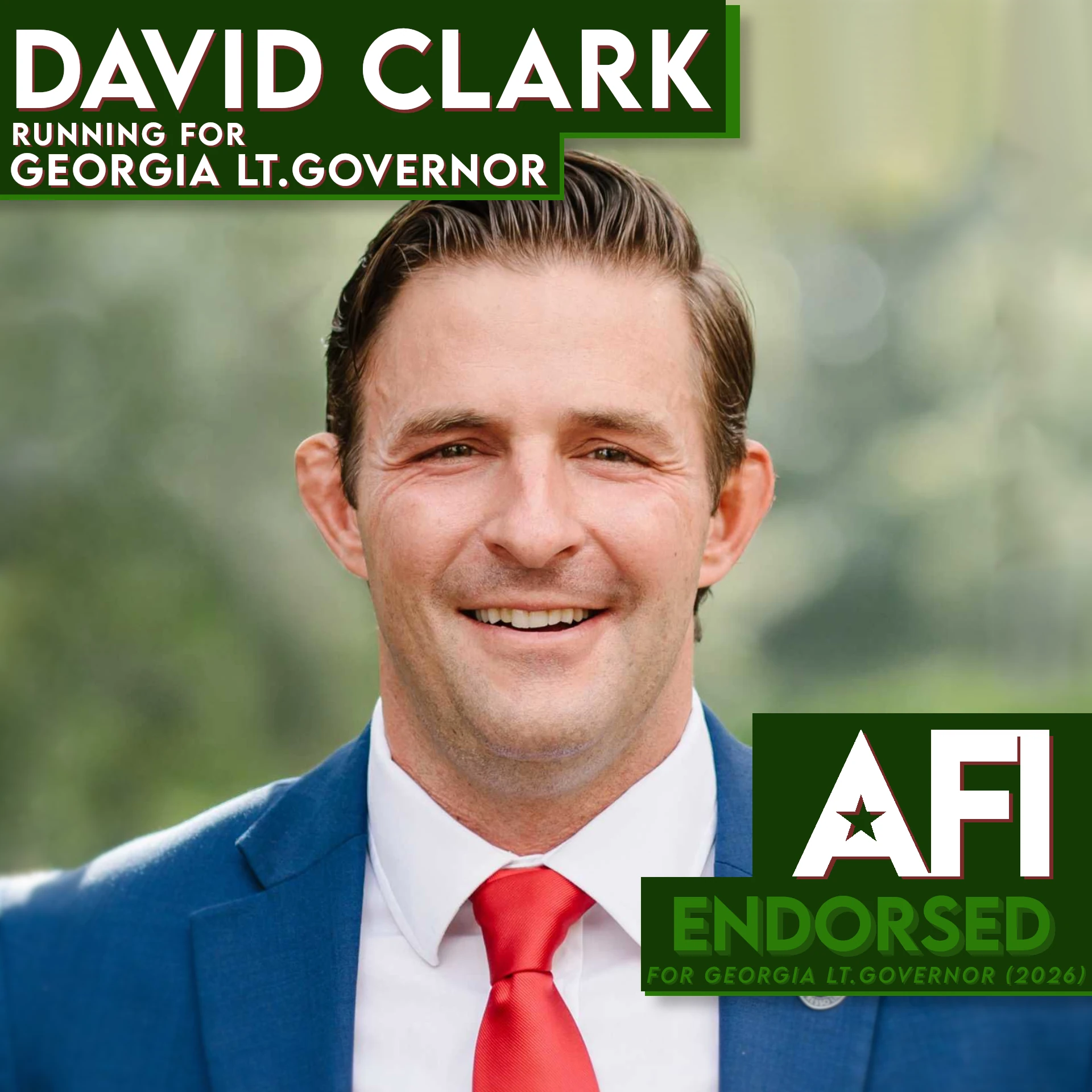 David Clark, Georiga Lieutenant Governor endorsement