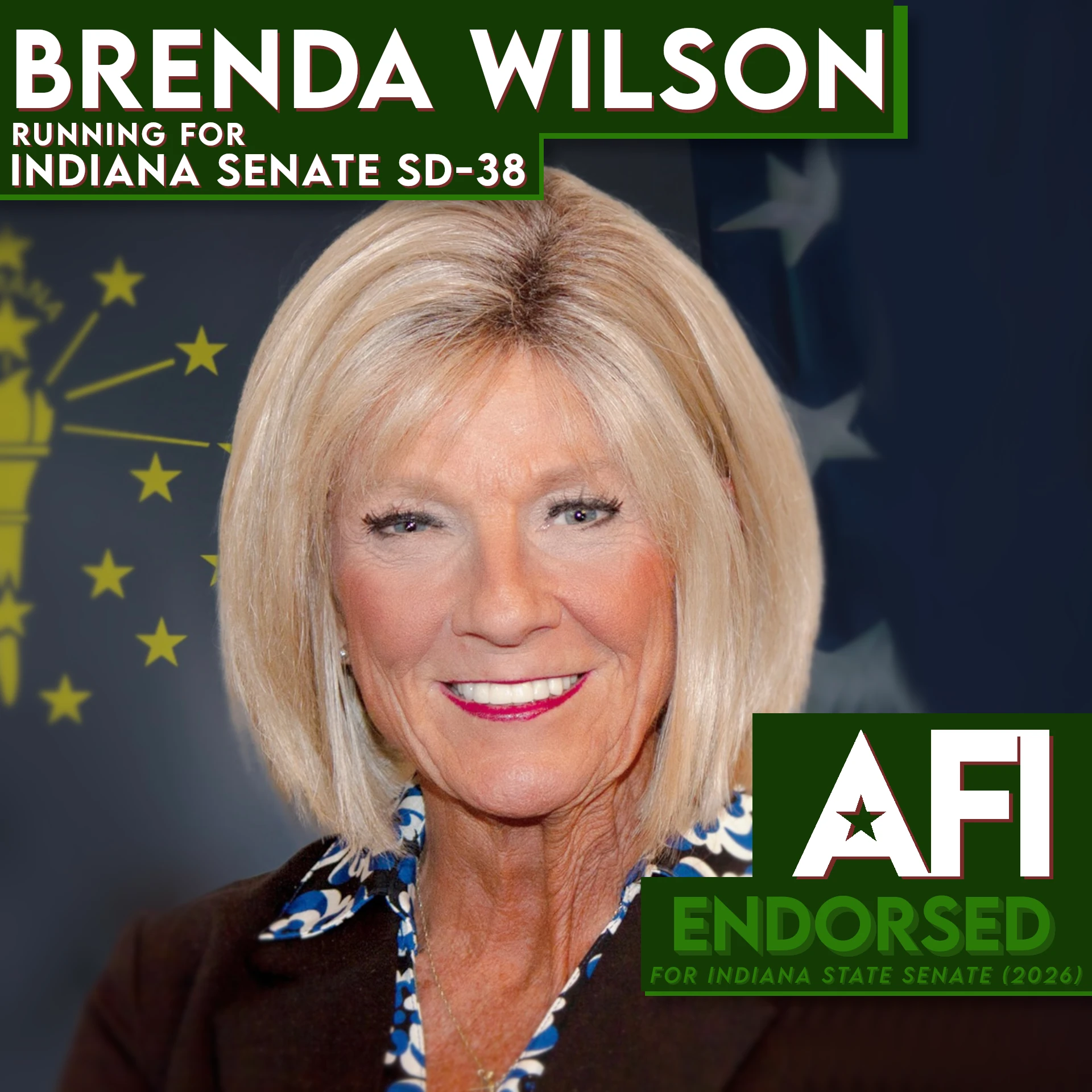 Brenda WIlson, IN SD-38 endorsement