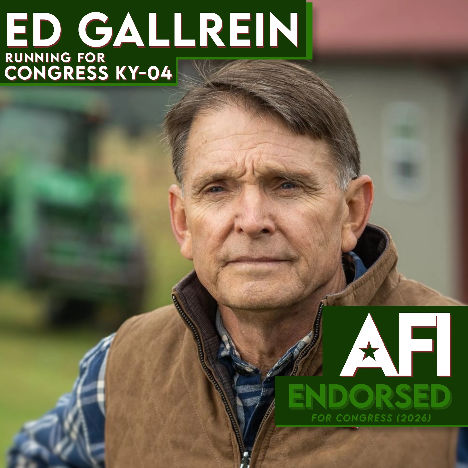 Ed Gallrein, KY-04 endorsement