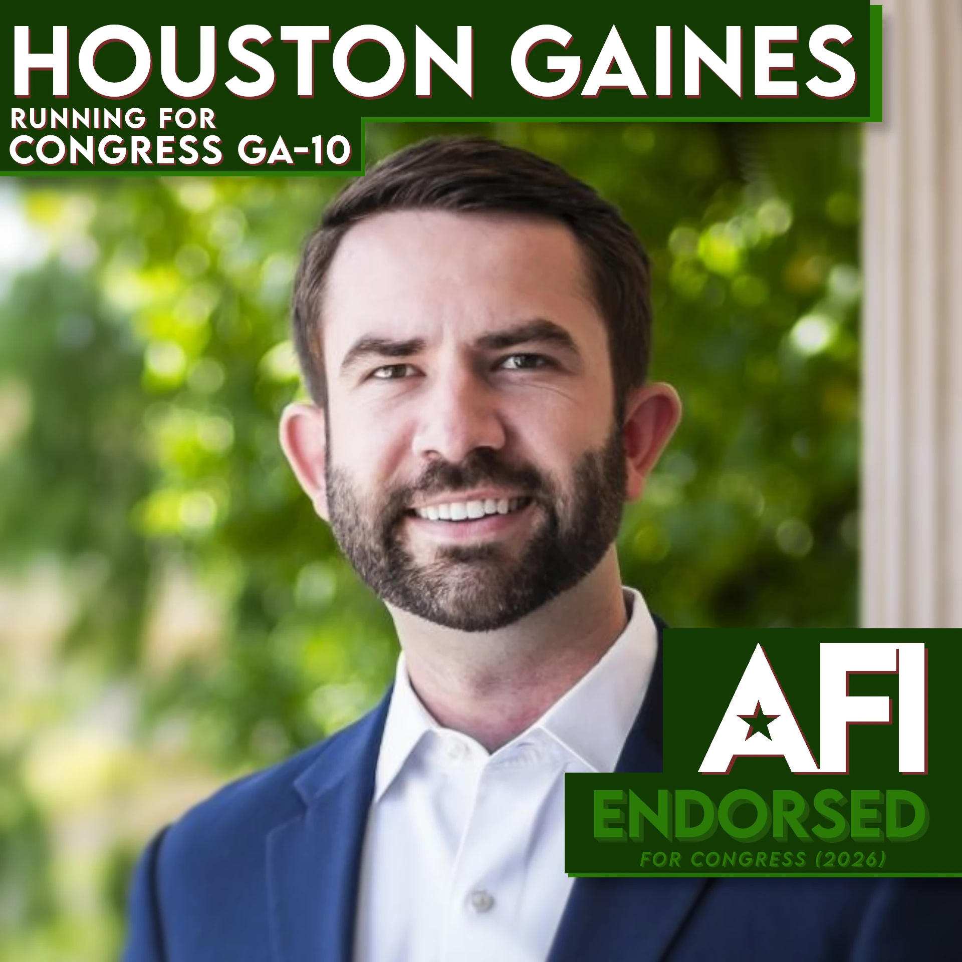 Houston Gaines, GA-10 Candidate