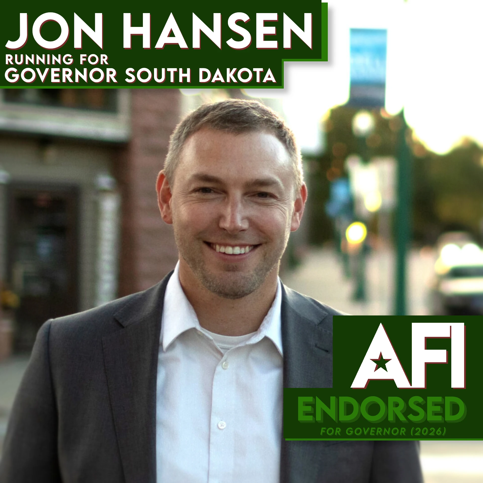 Jon Hansen, South Dakota Governor Candidate