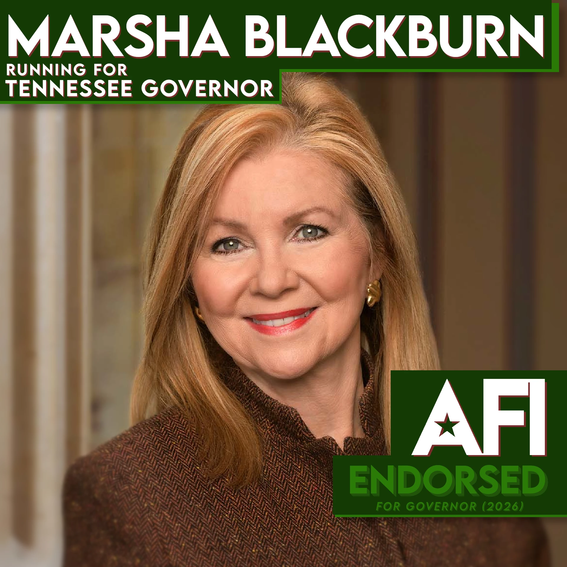 Marsha Blackburn, Tennessee Governor Candidate